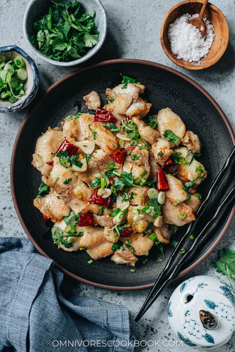Salt and Pepper Fish (椒盐鱼片) - Omnivore's Cookbook