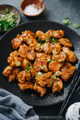 Crispy Sesame Chicken (without Deep Frying) - Omnivore's Cookbook