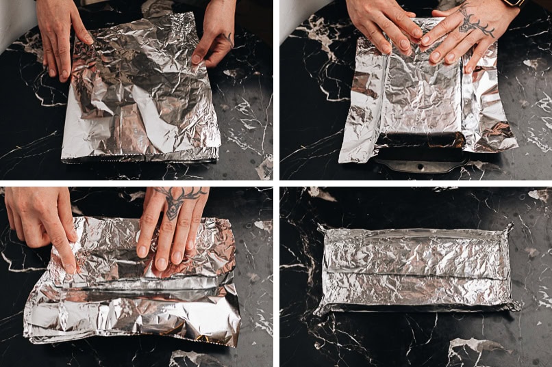 How to make the tin foil pan