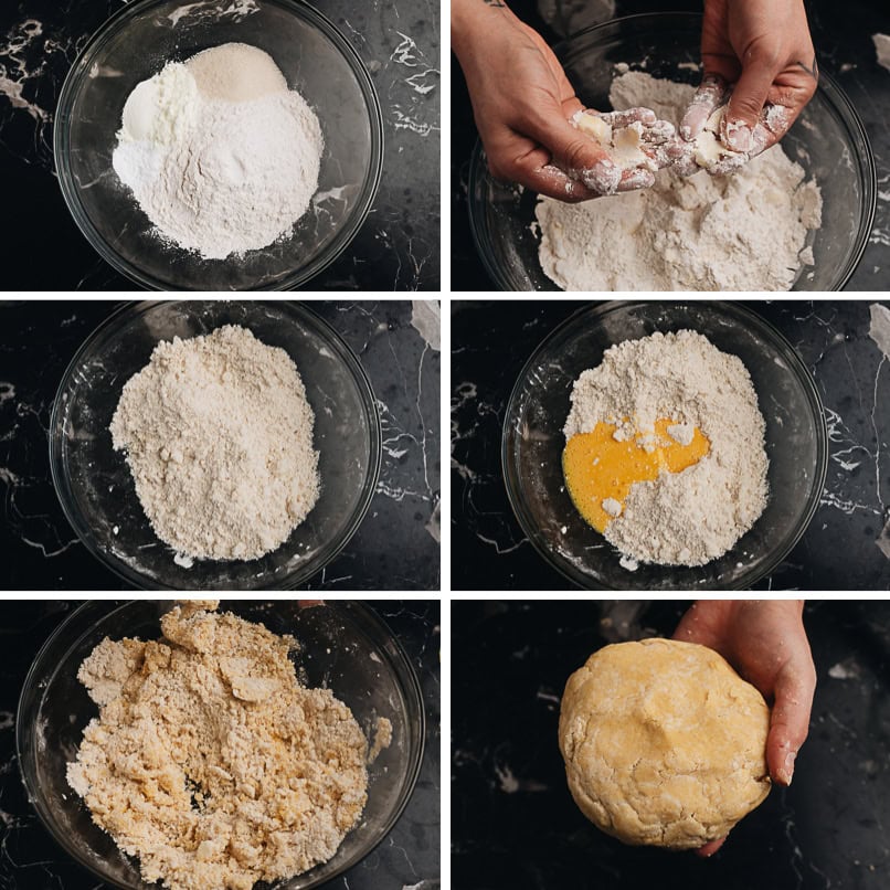 How to make pineapple cake dough