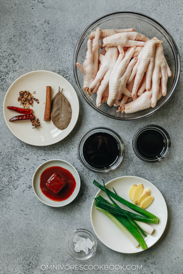 Braised Chicken Feet (凤爪) - Omnivore's Cookbook