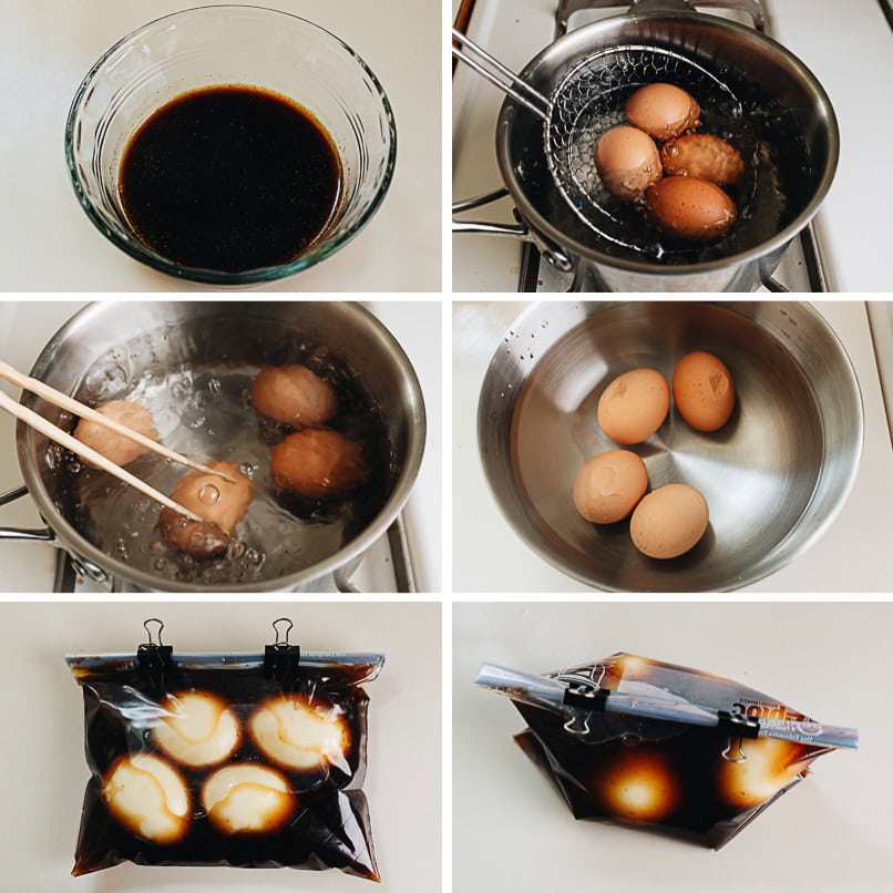 How to make marinated eggs step-by-step