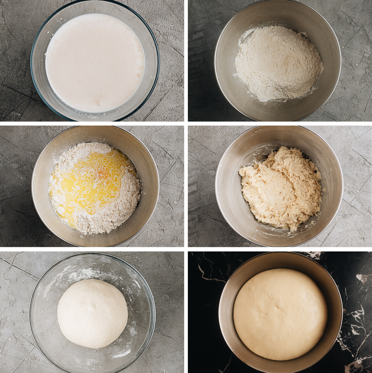 How to make the milk bread dough