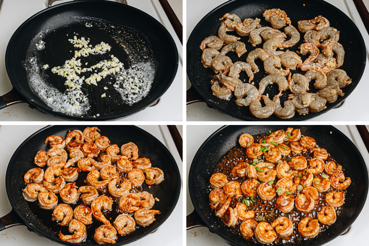 How to make honey garlic shrimp step-by-step