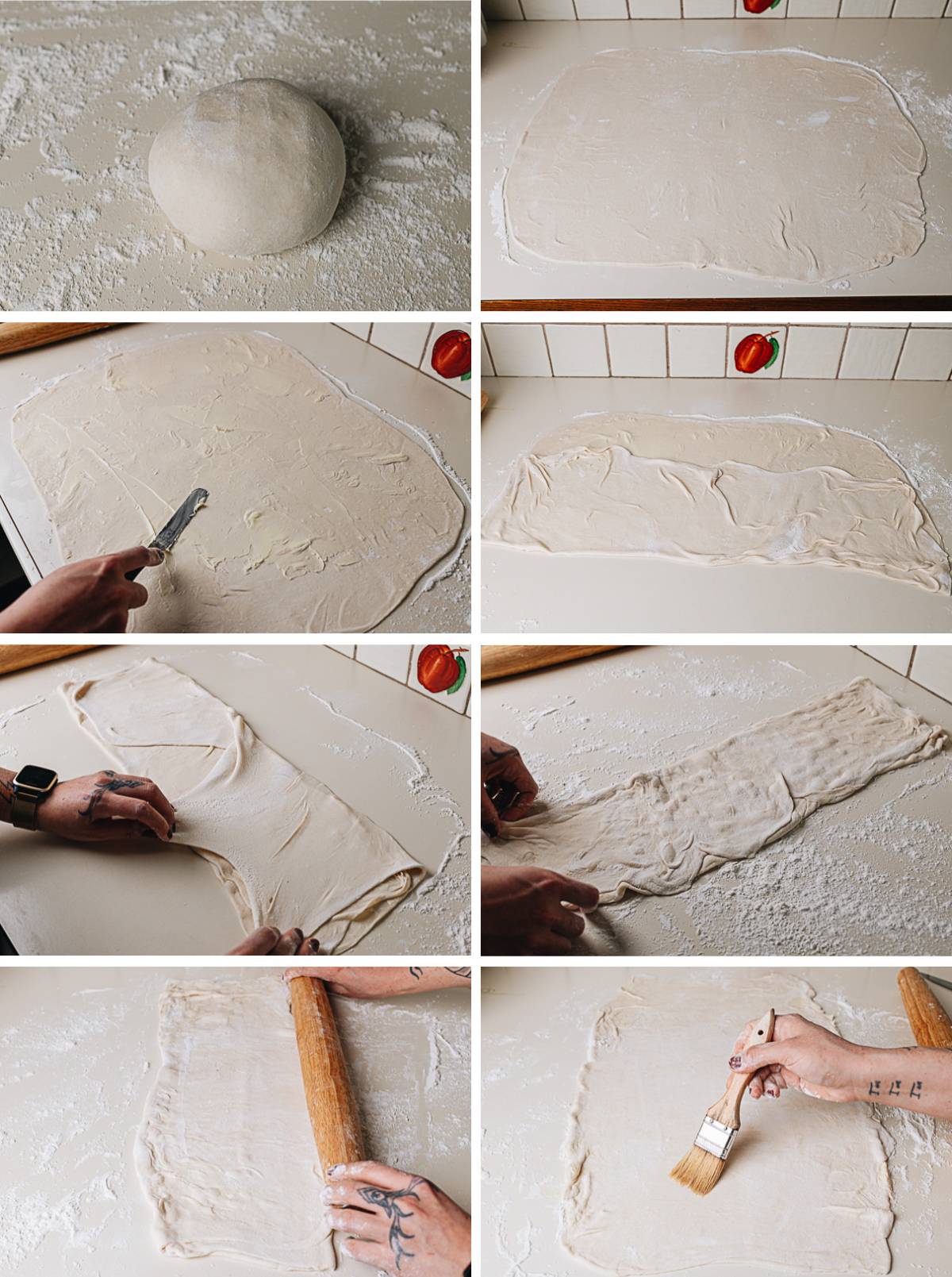 How to make the pastry dough step 1