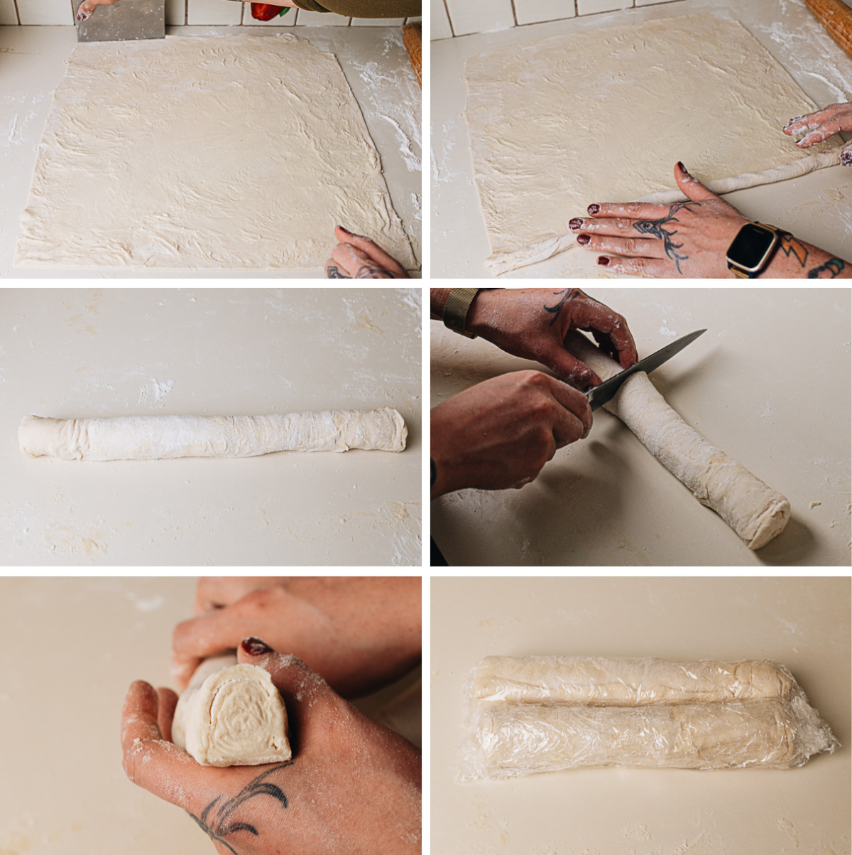 How to make the pastry dough step 2