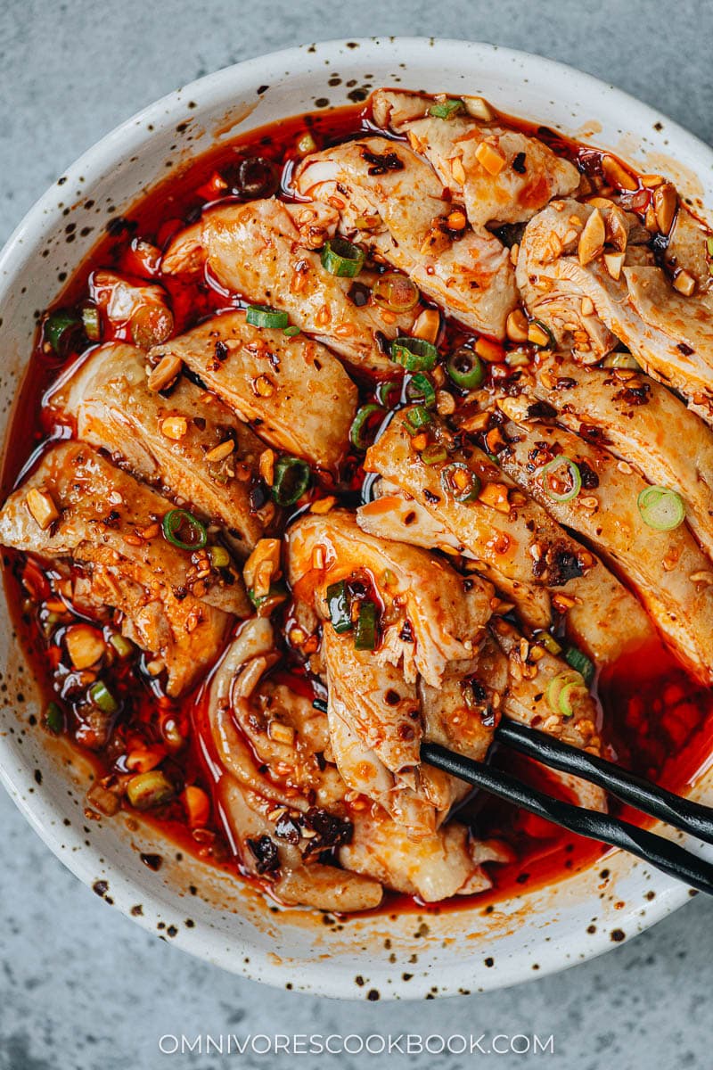 Sichuan Chicken in Red Oil Sauce