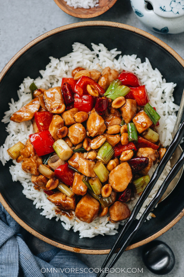 Kung Pao Chicken (宫保鸡丁) - Omnivore's Cookbook