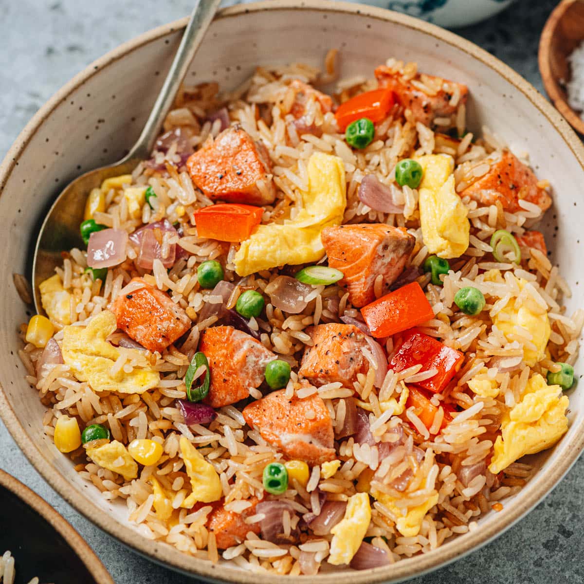 Salmon Fried Rice (三文鱼炒饭)-image