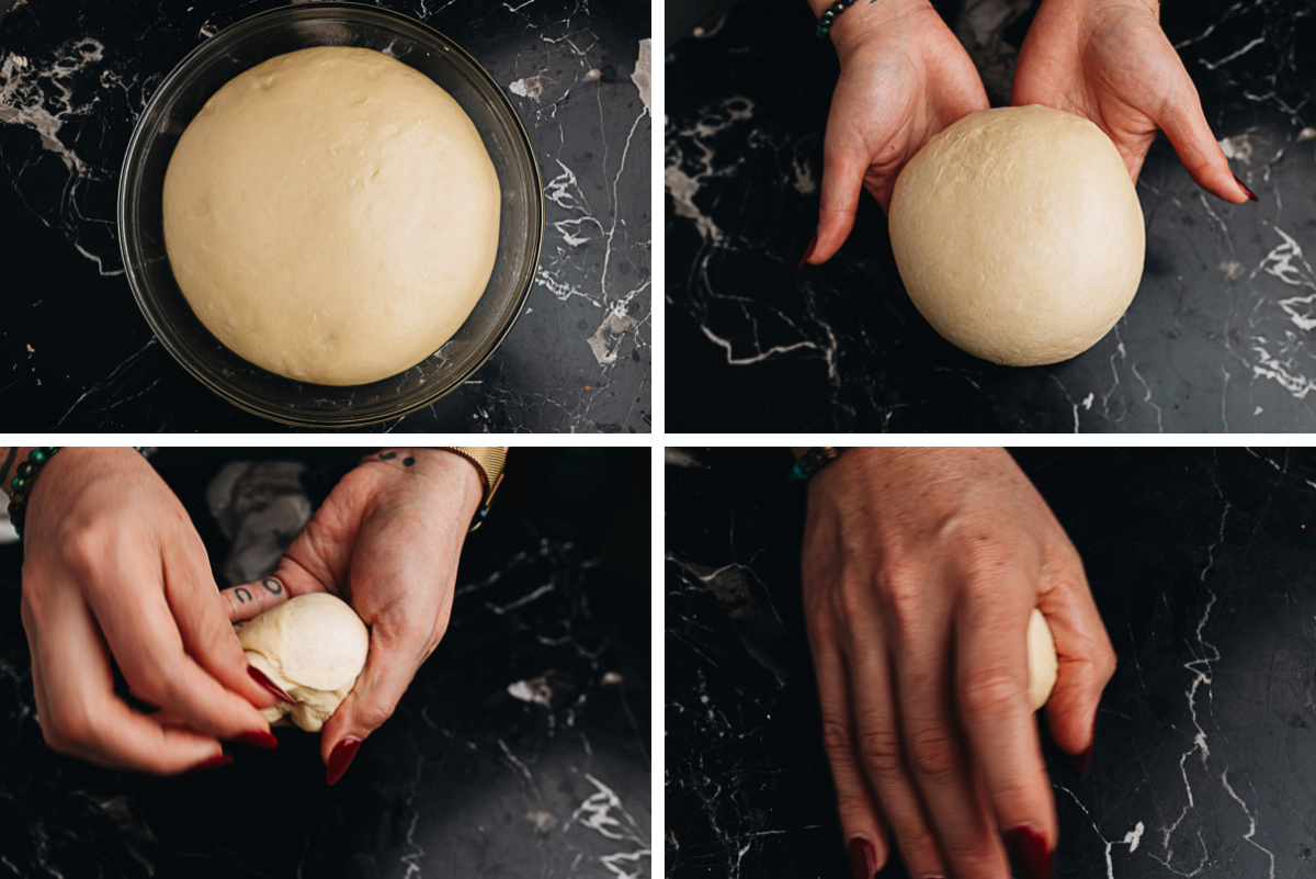 How to divide the dough pieces