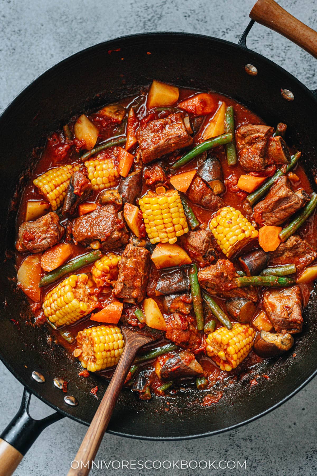 Northern Chinese pork and vegetable stew