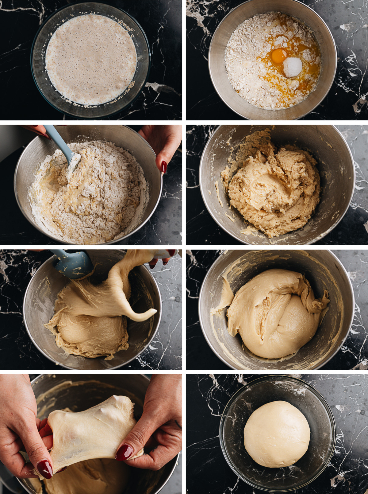 How to prepare the milk bread dough