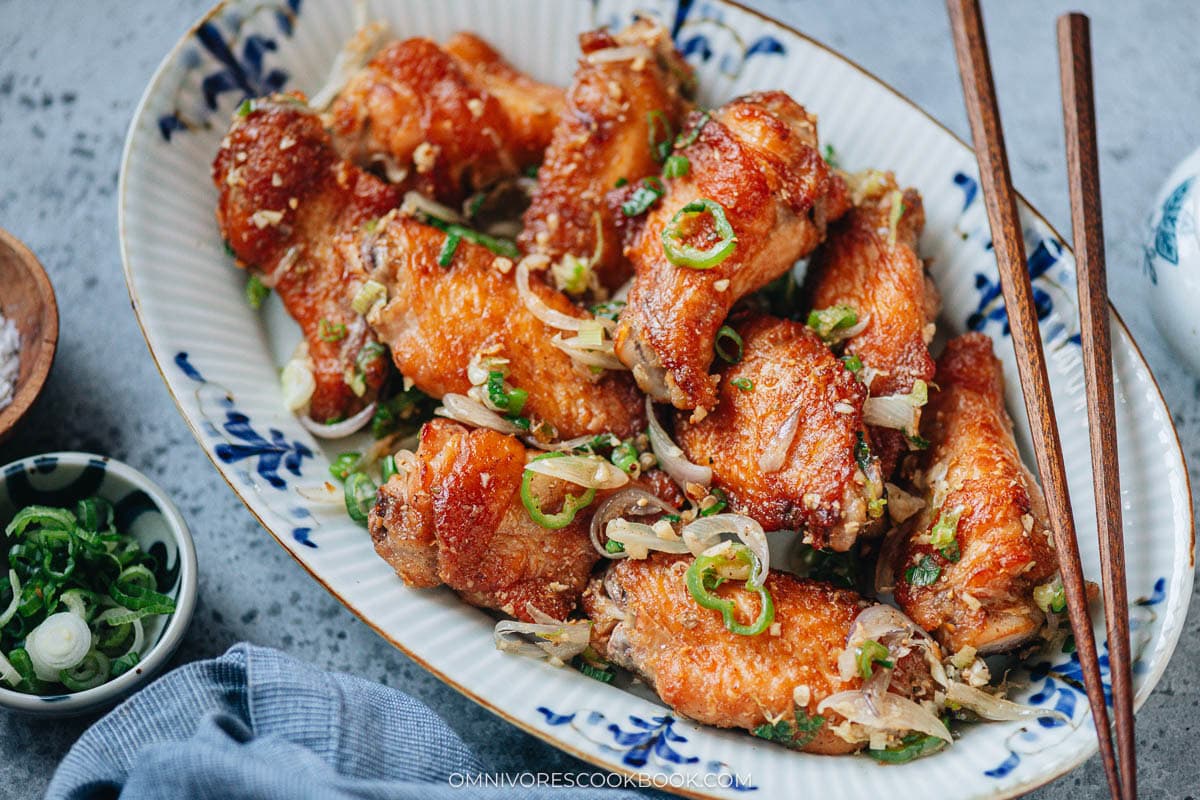 Salt and Pepper Chicken Wings (Oven Baked Version)