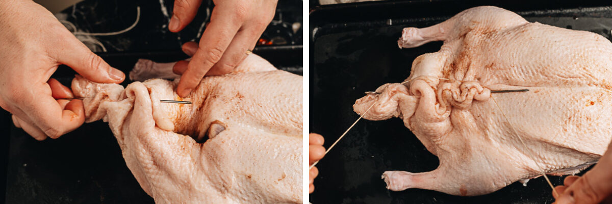 How to seal the duck tail