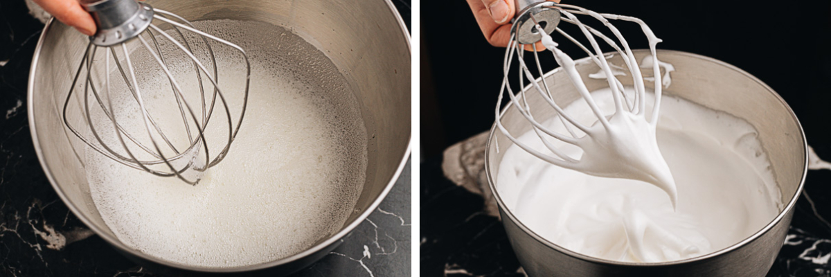 How to make meringue for the cheesecake