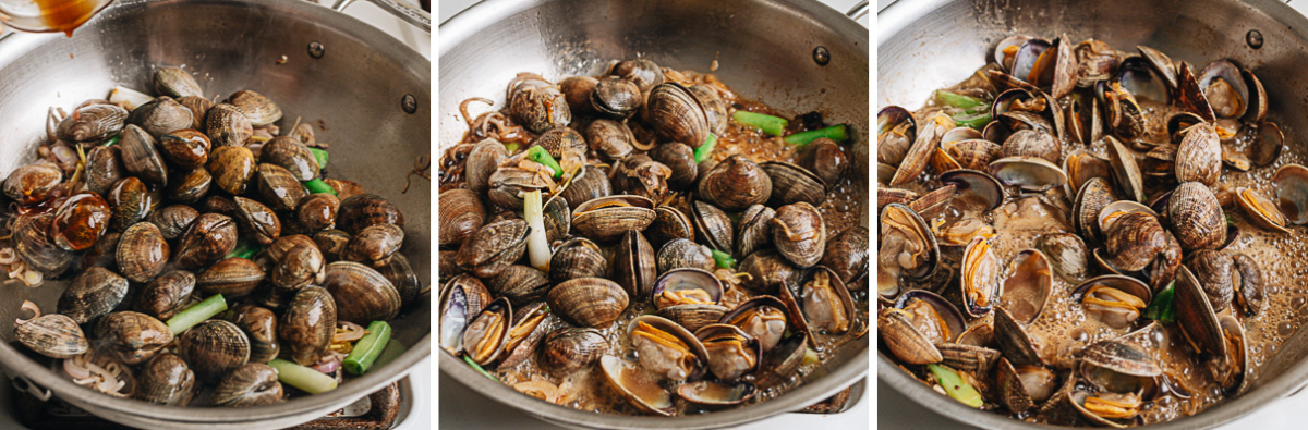 How to steam and cook clams