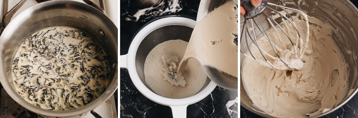 How to make the milk tea cream