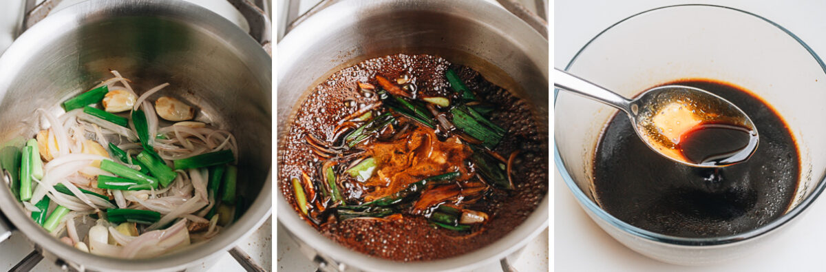 How to make seasoned sweet soy sauce