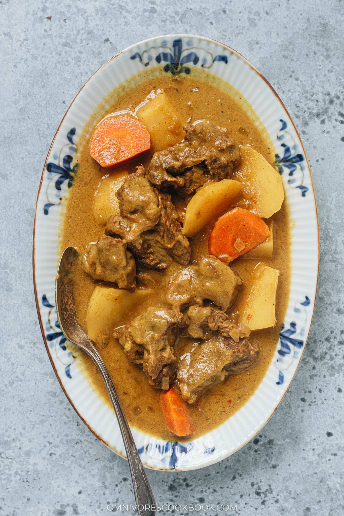Homemade Hong Kong style beef curry