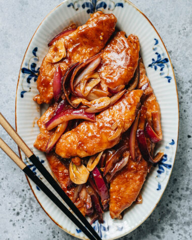 Hong Kong pan fried pork chops