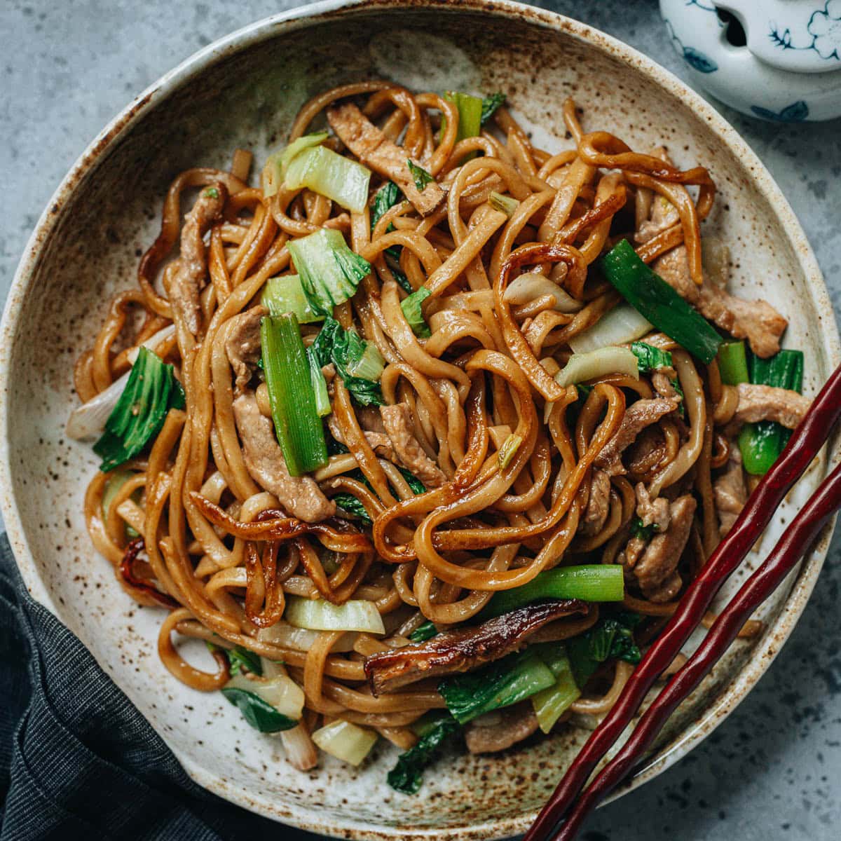 Shanghai Fried Noodles (上海粗炒面)-image