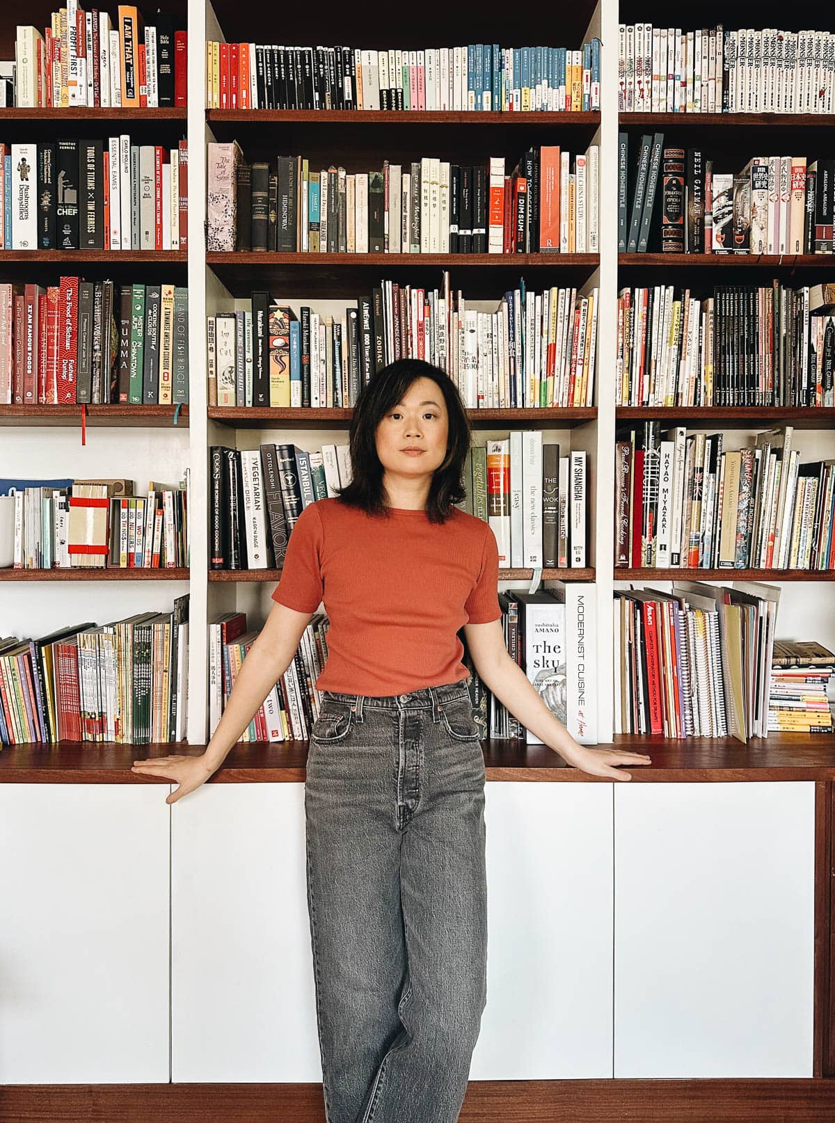 Maggie Zhu in home office