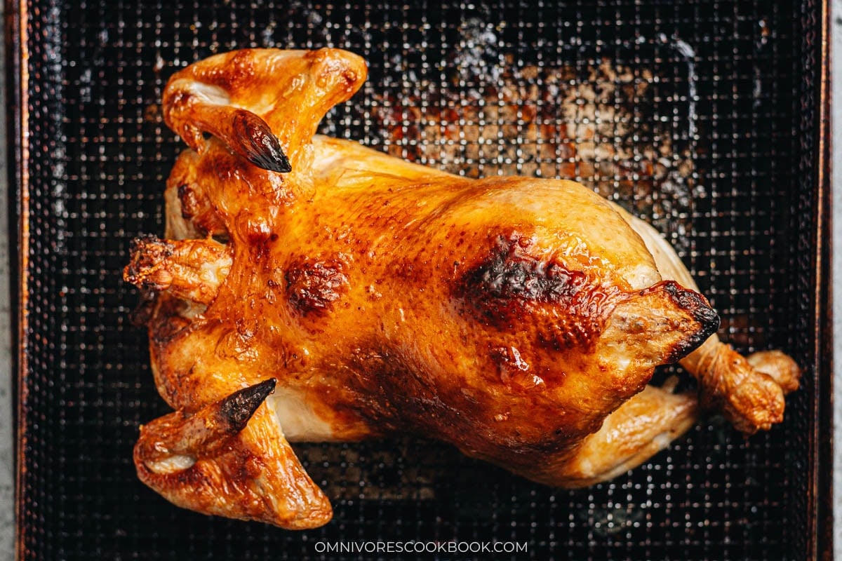 Roasted chicken back up