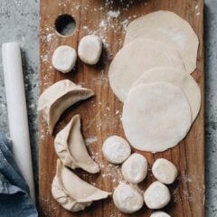 I want to share my family recipe for dumpling wrappers that creates the signature chewy bite with thin edges, using only two ingredients.
