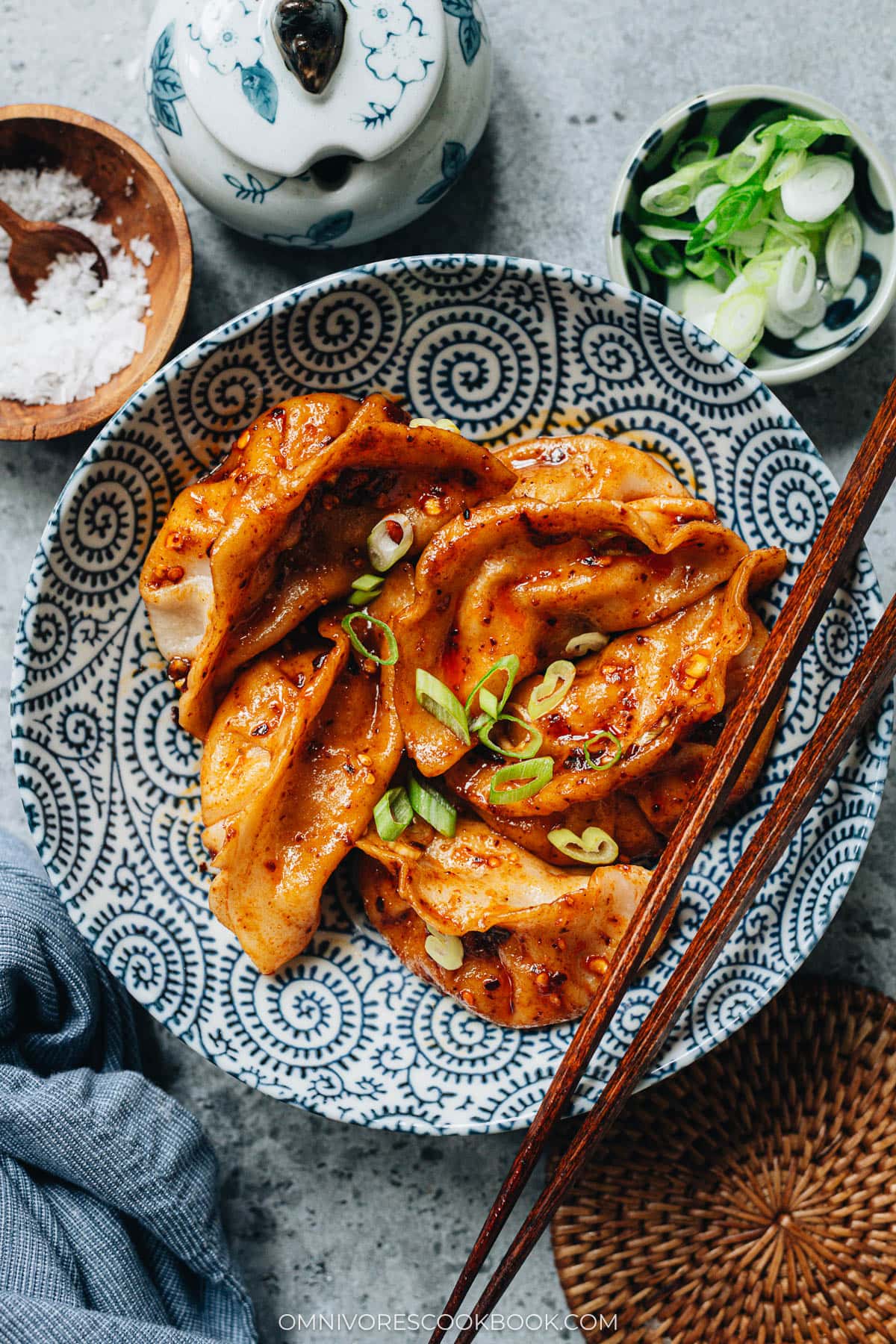 Sichuan dumplings