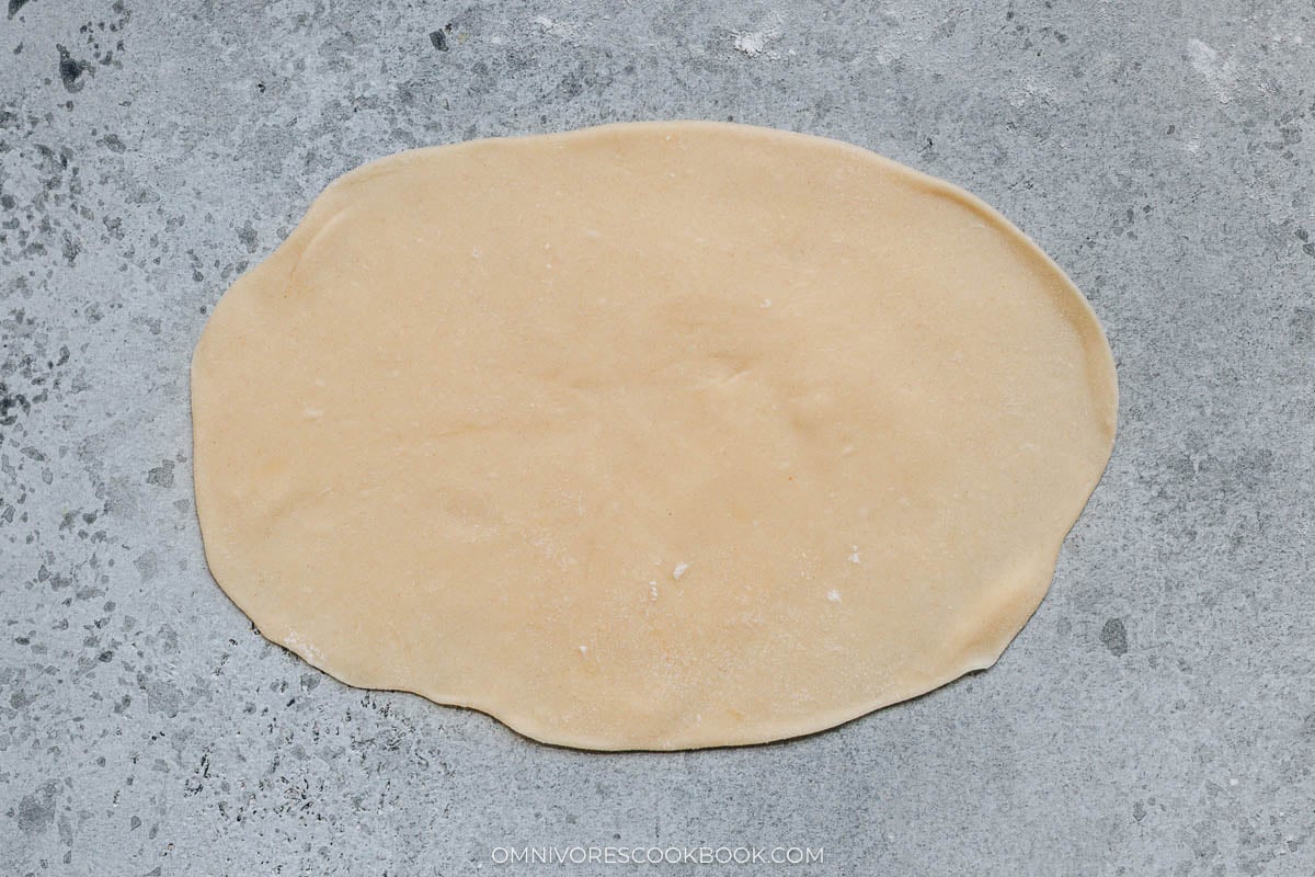 Rolled Kao Bao Zi wrapper