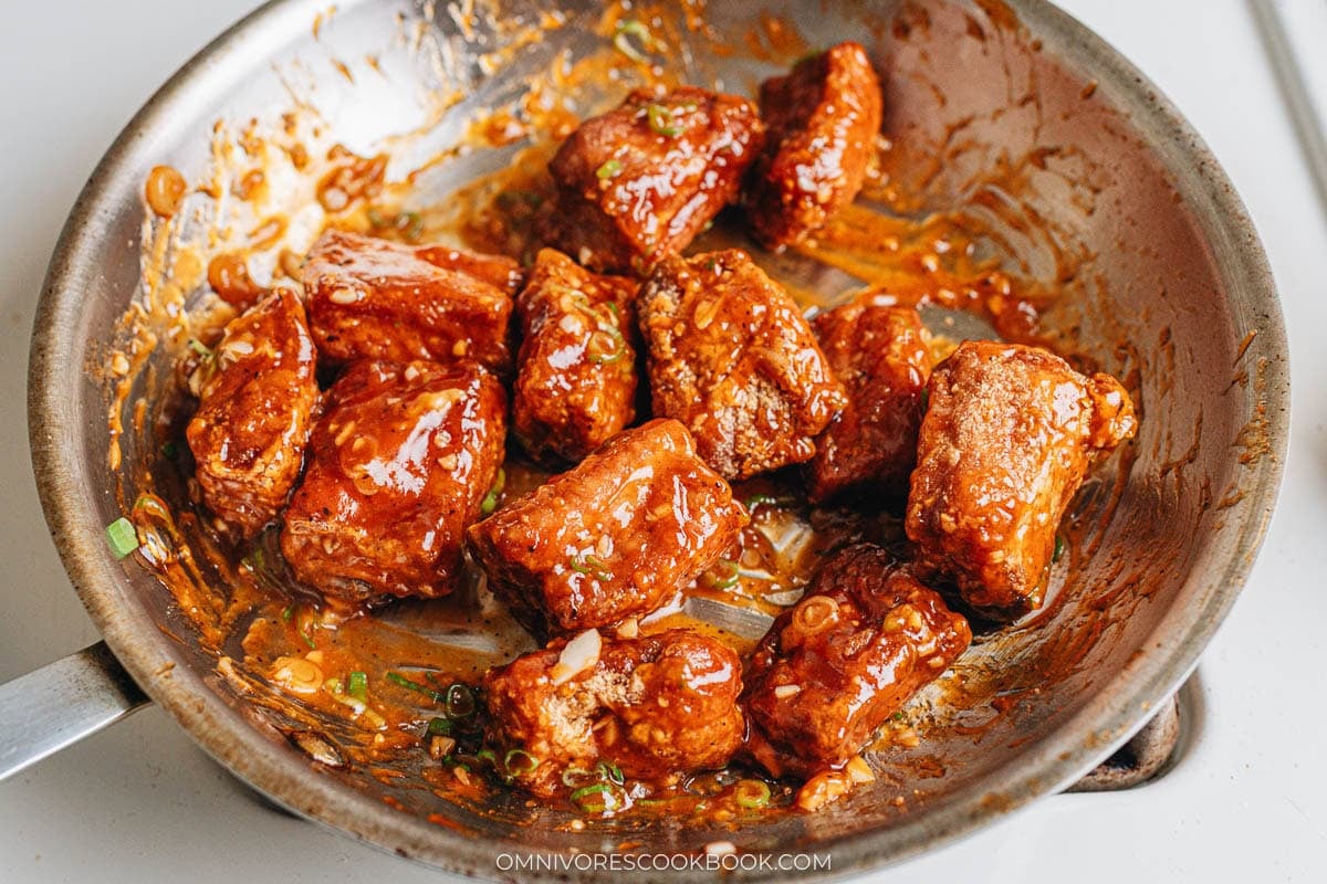 Finish up the dish by mixing everything together