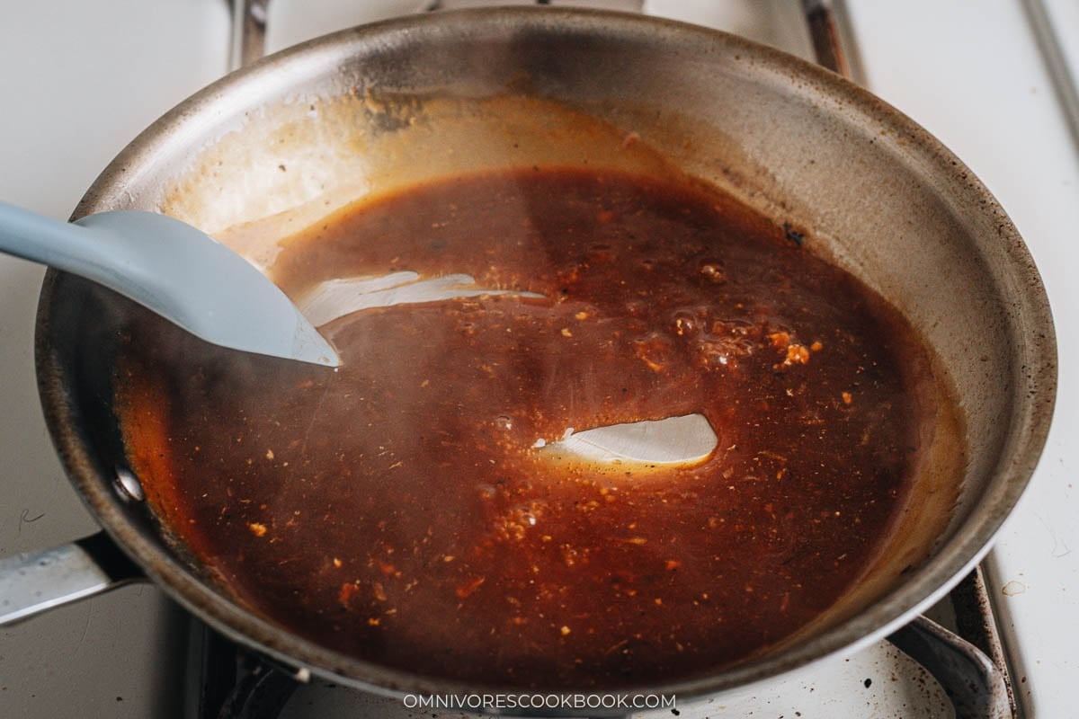 Reduce the sauce