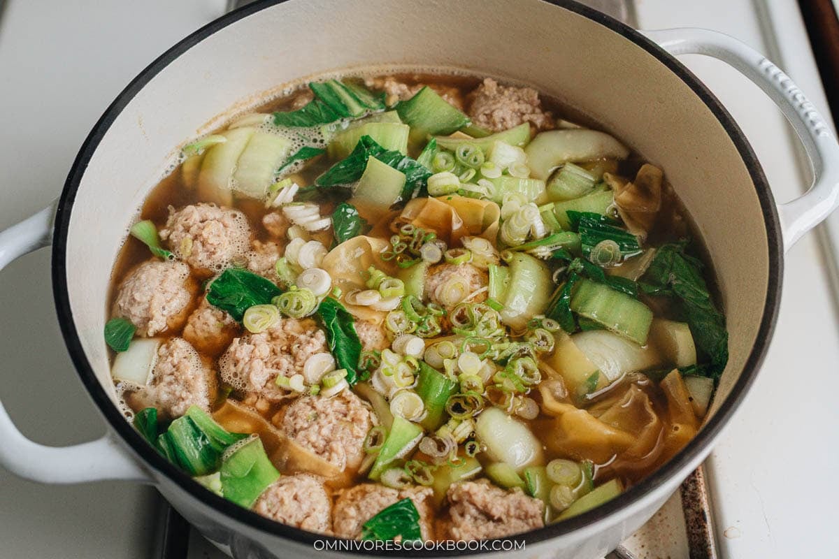 Finished soup