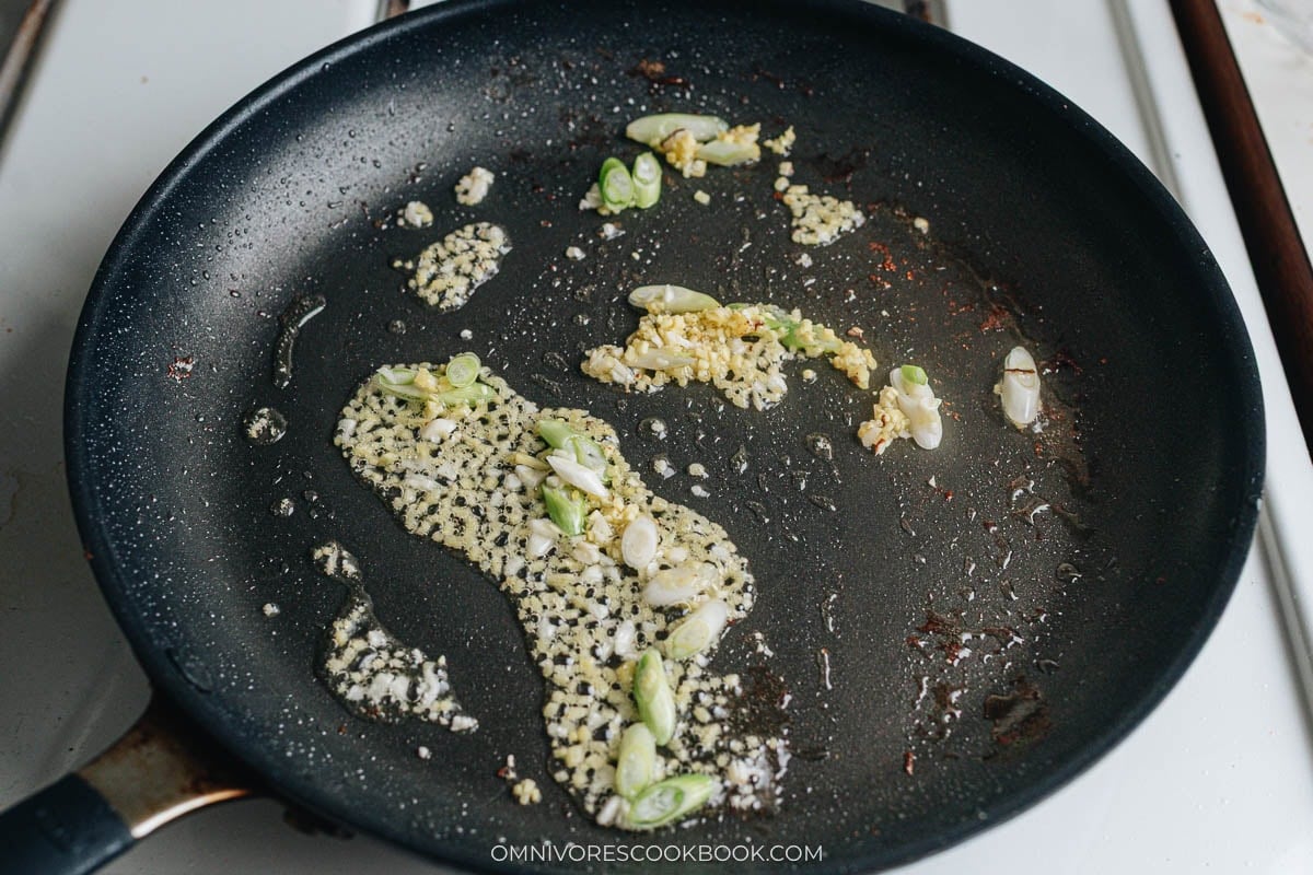 Cook aromatics