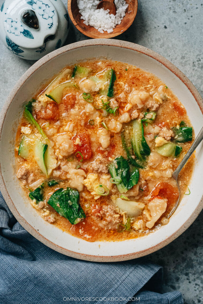 Ge Da Tang (Chinese Dough Drop Soup, 疙瘩汤) - Omnivore's Cookbook