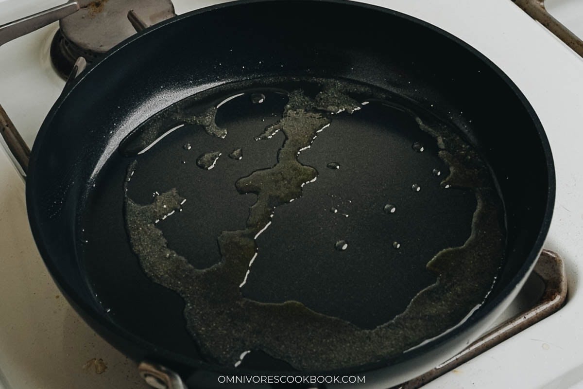 Cook until most of the sugar has melted 