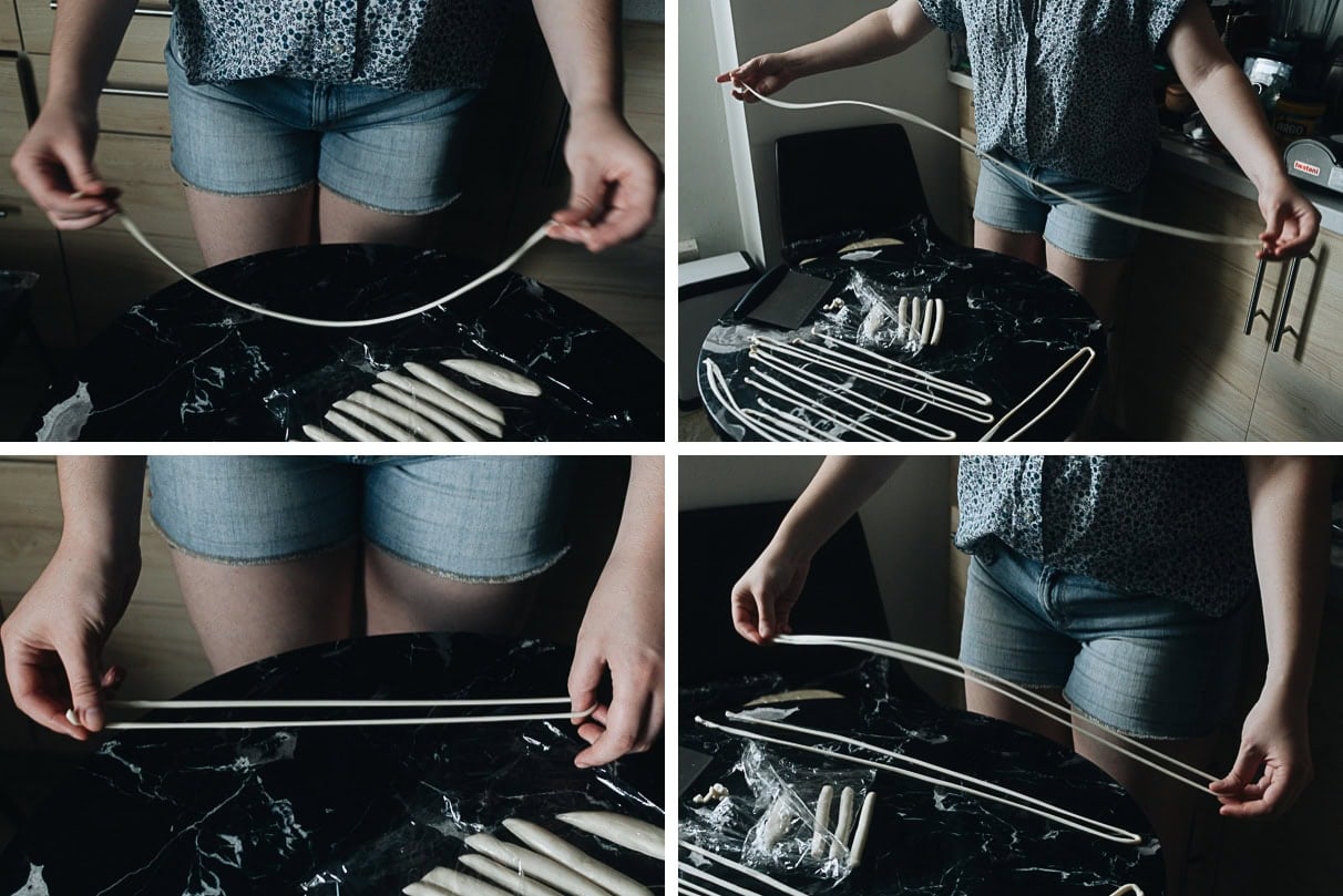 How to pull thin noodles