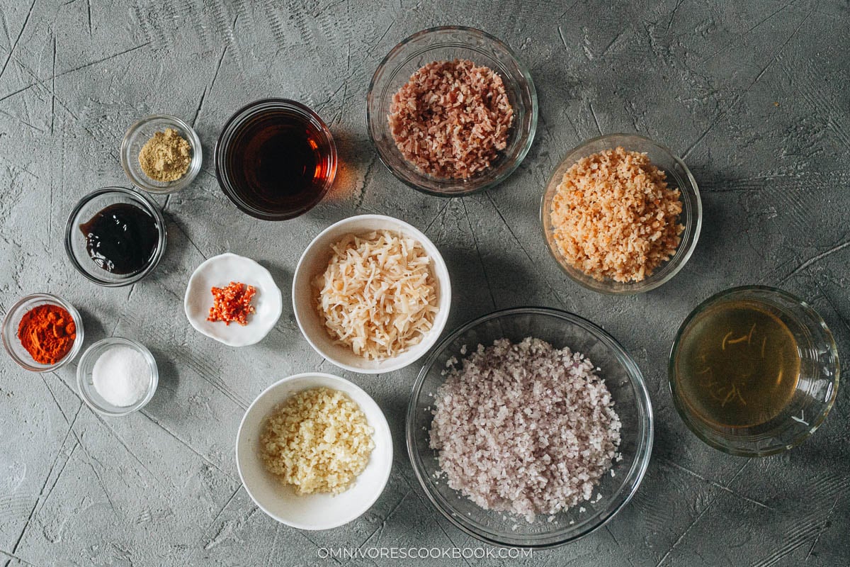 XO sauce ingredietns