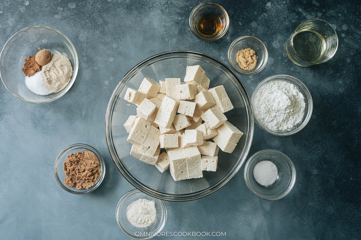 Salt and Pepper Tofu  ingredients