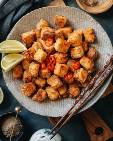 Chinese salt and pepper tofu