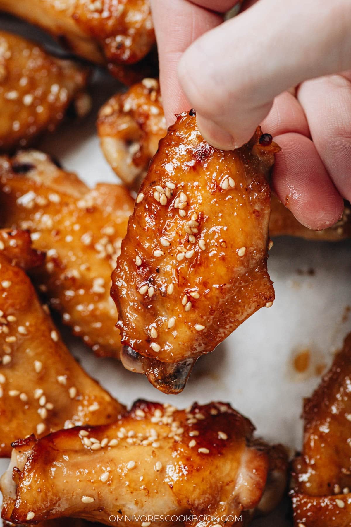 Baked Chinese honey soy chicken wings 