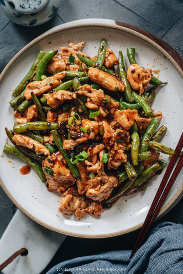 String Bean Chicken (Takeout Style!) - Omnivore's Cookbook