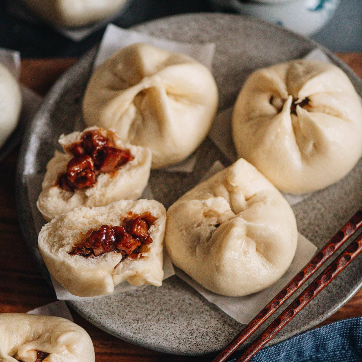 Char Siu Bao (Steamed BBQ Pork Buns)