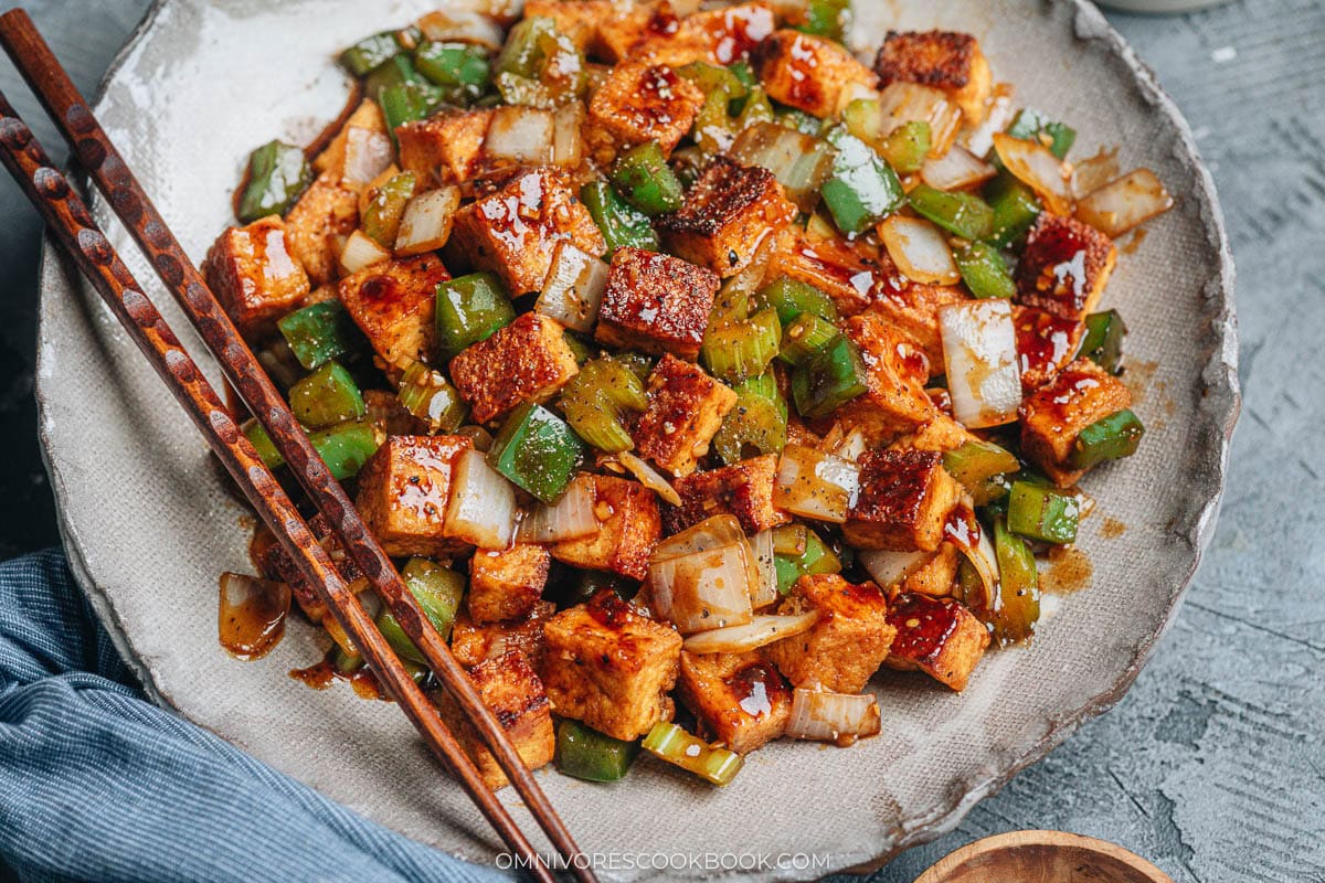Black Pepper Tofu