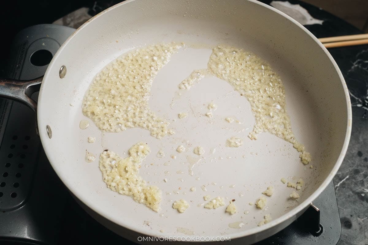 cooking the aromatics