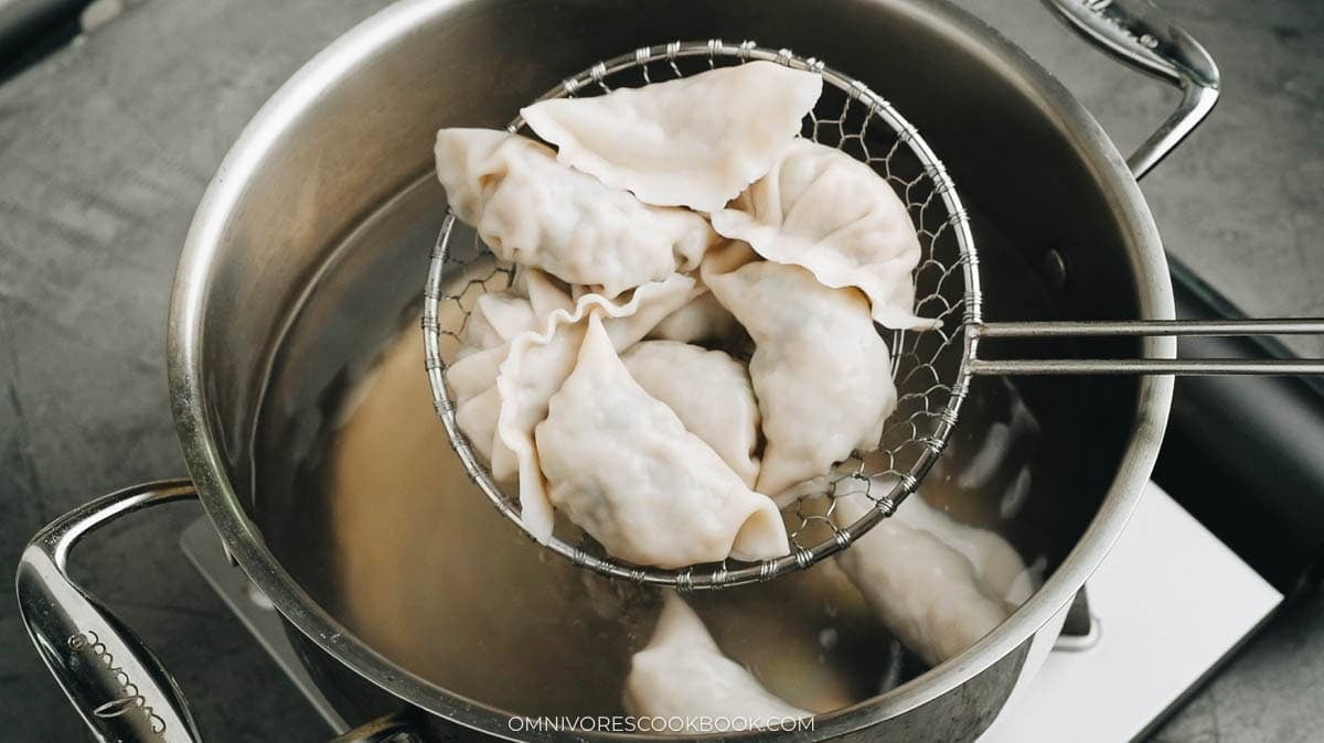 boiling dumplings