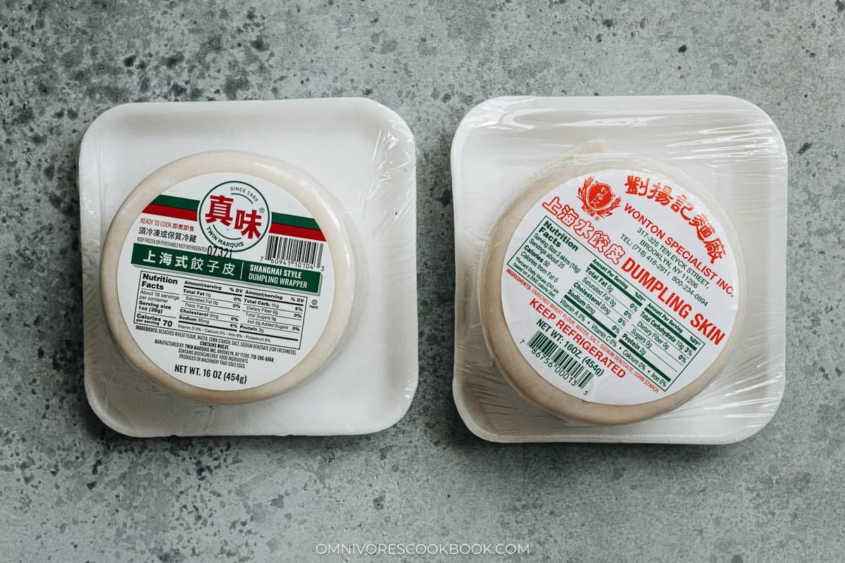 Boiled dumpling wrappers (shui jiao pi)