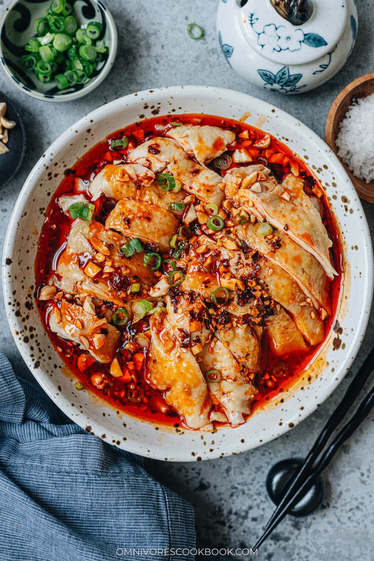 Mouthwatering Sichuan Chicken in Red Oil Sauce