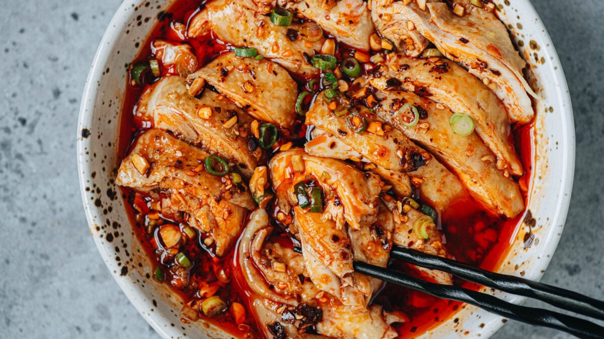 Mouthwatering Sichuan Chicken in Red Oil Sauce