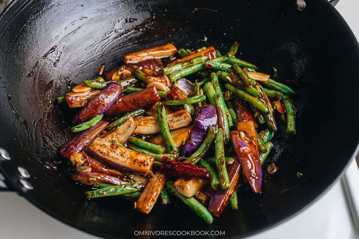 Finish up the dish by adding in the sauce